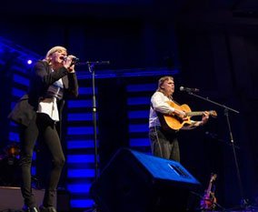 At The ICMAs with Suzanne